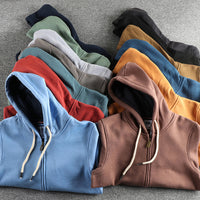 Cardigan Sweater Men's All-match Casual Solid Color Hoodie Fashion