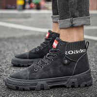 Men's autumn and winter woolen Martin boots