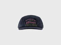 Retro Flat-brim Cap With A Niche Washed-letter Design
