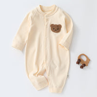 Baby Jumpsuit Spring And Autumn Pure Cotton Boneless