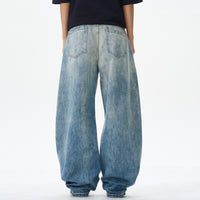 American Machete Jeans Men's Street Retro Washed