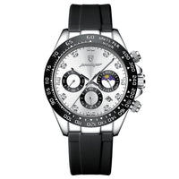 Silicone Band Fashion New Multi-functional Men's Watch