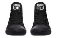 Printed Couple High-top Canvas Shoes