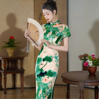 Elegant Modernized Cheongsam For Everyday Wear In A Traditional Chinese Style