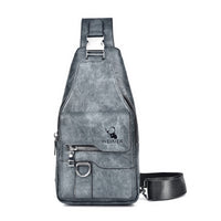 Chest Bag Men's Retro Easy Matching Large Capacity Waterproof