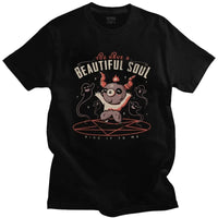 Mens Short-Sleeve Cool Baphomet T-Shirt