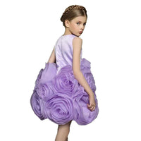 Princess-style Dress With 3D Floral Detailingelegant Performance Gown