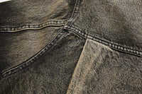 American Retro Art Washed Denim Jacket