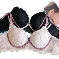 Thin-top Thick-bottom Push-up Sexy Lace Bra