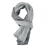 Men's Scarf Spring And Summer Pinstripe Color Matching