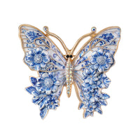 Enamel-painted Butterfly Brooch Sophisticated Luxe Yet Understated And Effortlessly Versatile