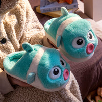 Home Comfortable Thickened Cotton Slippers For Women Lip Enhancement Clownfish
