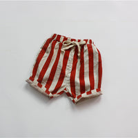 Girls' Pants Striped Cropped Pants Loose