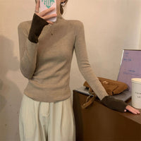 Slim Fit Western Style Slimming Bottoming Shirt Inner Wear Blouse