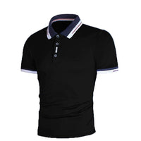 Summer New Men's Stitching T-shirt In Contrast Color Men's Youth Sports Fashion Short-sleeved Polo Shirt