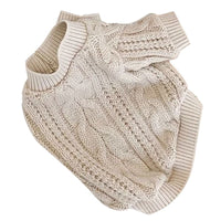 Sweater Dog Cute Pet Warm Clothes Solid Color