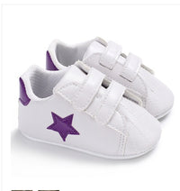 Spring and autumn new 0-1 years old baby toddler shoes non-slip soft bottom breathable men and women baby shoes casual sports wild