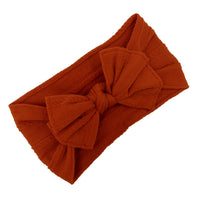 Hemp pattern bow retro rabbit ears head rope