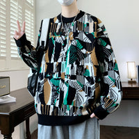 Men's Round Neck Fashion Knitted Sweater