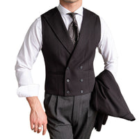 Autumn Men's Double Breasted Slim Fit Plus-sized Vest