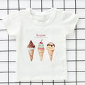 Children's Digital Printing 3D T-shirt Cartoon Short Sleeve Spring And Summer Top