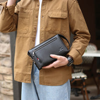 New Mens Wallet With A Combination Lock And Clutch Design