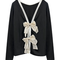 Women's Trendy Round Neck Two-Piece Illusionknit T-Shirt Full Sleeve Base Layer Top Crew Neck Design