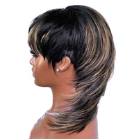 Dovetail Wolf Tail Human Hair Wig