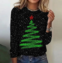 Casual Women's Animal Round Neck Print T-shirt