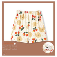 Summer New Pregnant Women Adjustable Cartoon Pajama Pants Thin