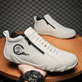 Plus-size Leather Waterproof Low-top And Mid-top Outdoor Sneakers