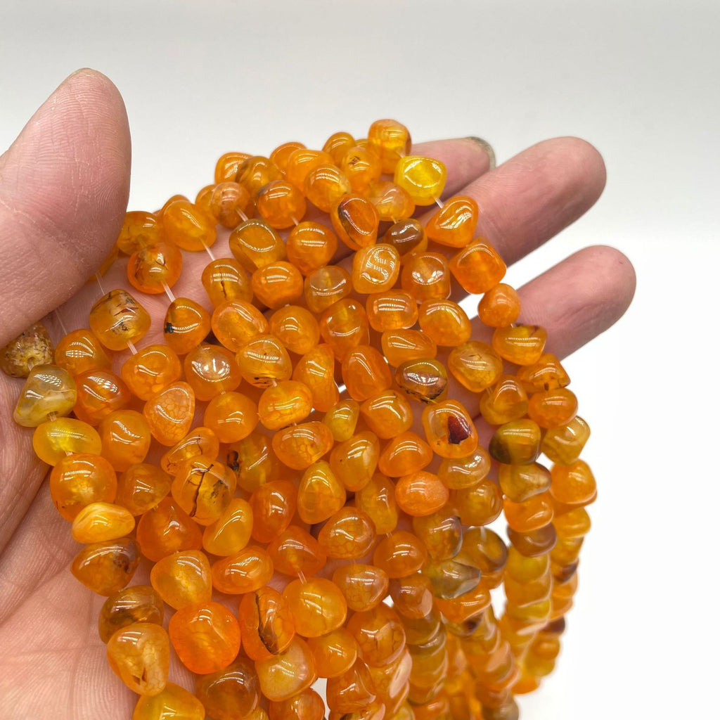 Natural Colored Agate Shaped Scattered Beads