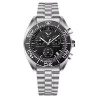 Business Multi-function Chronograph Watch Luminous Water-resistant With A Sapphire Crystal Glass Dial