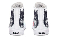 High Top Canvas Shoes For Printing Lovers