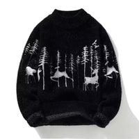 Autumn And Winter Half Turtleneck Sweater Men's Korean Style