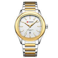 Mens Simple Waterproof Calendar Quartz Watch