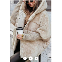 Womens Loose-Fit Patchwork Cotton Padded Jacket