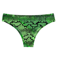 Printed Ice Silk Seamless Low-waist One-piece Thin Breathable Briefs