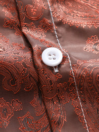 Men's Casual Jacquard Short-sleeved Shirt