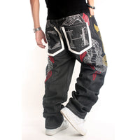 Plus Fat Plus Size Hip-hop Jeans Men's Trend
