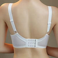 Sexy Lace Has Steel Ring Big Breast Small Push-up Adjustable Plus Size Bra