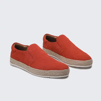 New Men's Round Toe Pumps Straw Men's Shoes