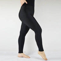 Nylon Plus-sized Plus Size High Waist Leggings