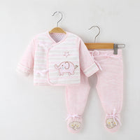 Newborn Baby Suit Autumn New Natural Color Cotton Thin