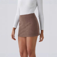 Women's European And American Corduroy A- Line Skirt