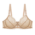 Ultra-thin Hollow Women's Large Chest And Small Lace Bra