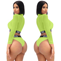 Sexy Bikini Mesh Three-piece Set