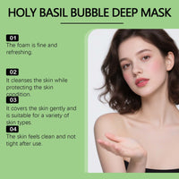 Holy Basil Bubble Deep  Mask