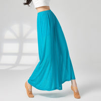 Loose High-waisted Wide-leg Pants For Classical Dance