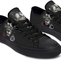 Fashion Printed Couple High Top Canvas Shoes